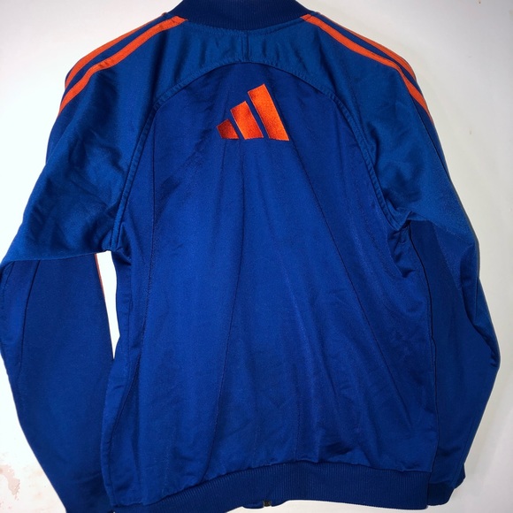 Royal blue and orange Adidas sweater! - Picture 2 of 3